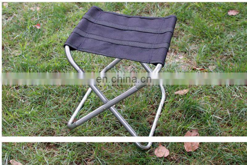 Aluminum alloy lightweight Outdoor foldable mini  portable camping chair