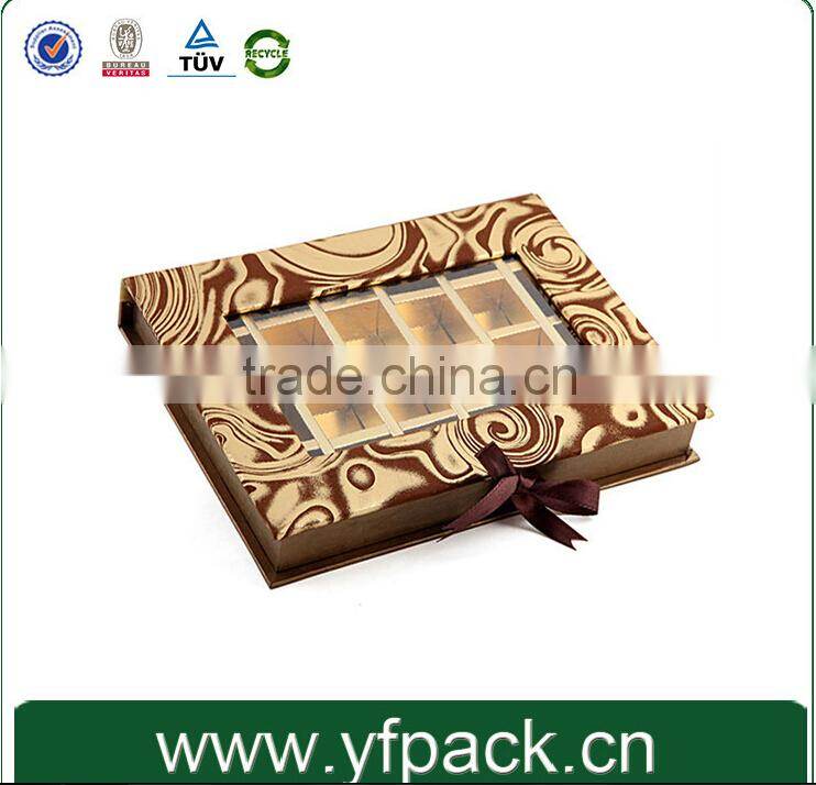 High quality custom paper chocolate box / chocolate gift boxes