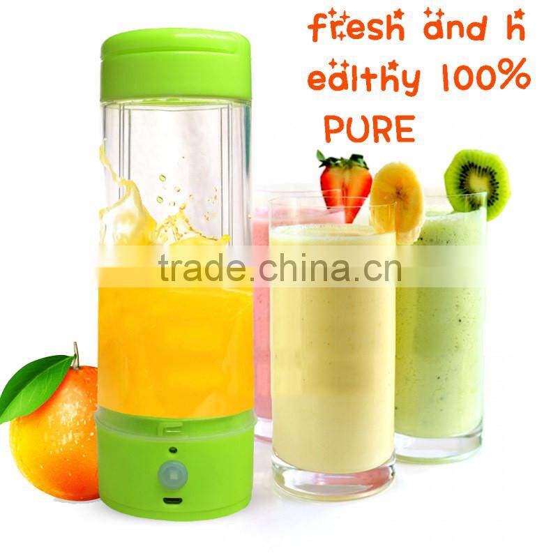 Electric Mini Portable Fruit Juicer cup shaker bottle