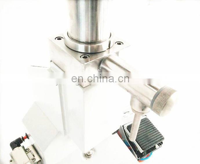 YS-A02 Hot Selling Pneumatic Liquid Soap/Bath Foam/Tomato Paste/Honey Jar Filling Machine With Pedal Switch 5-50ml