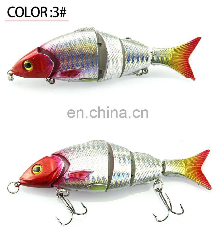 Wholesale 13cm 20.8g plastic swim baits plastic swim baits jointed swimbait lure