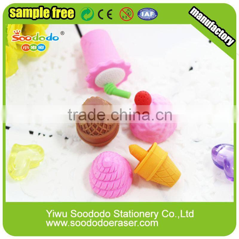 Novelty Eraser Western Food Shaped
