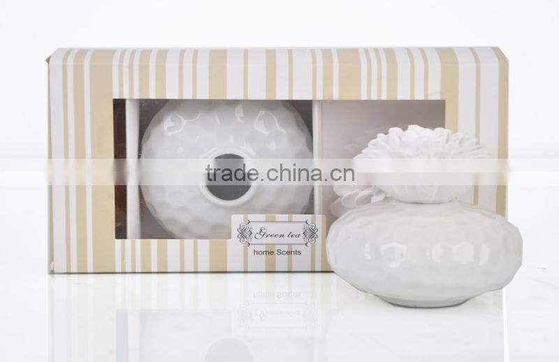 50ml Home fragrance Sola Flower Diffuser with ceramic jar, air fresher gift set SA-1343