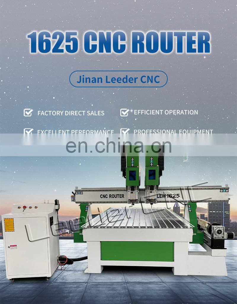 4 axis DSP cnc router machine 3d wood machine cnc 1325 with rotary device
