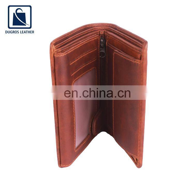 Direct Factory Wholesale Selling Short Length New Fashion Style Anthracite Fittings Best Quality Genuine Leather Men's Wallet