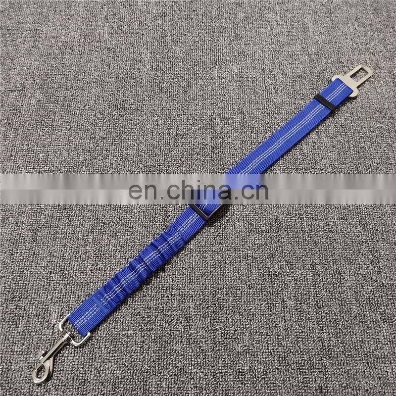Pet Car Seat Belt Dog Seat Belt Dog Leash Vehicle Belt Adjustable Cushioning Elastic Reflective Safety Rope for Dog Cat