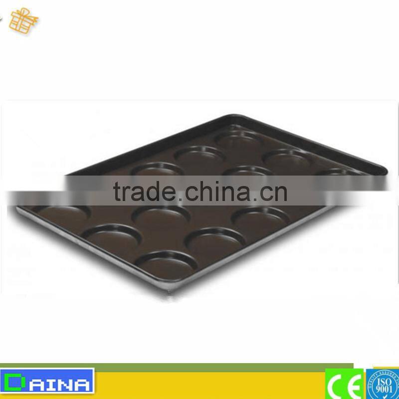stainless steel bread baking tray hamburger tray teflon coated baking tray