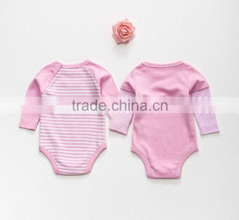 baby rompers babysuit with front print