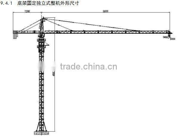 Tower crane QTZ40-QTZ250 Professional factory production of tower crane