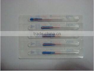 CE & ISO Nickel plated handle acupuncture needles with /without tube