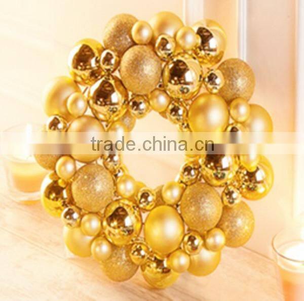 Colorful Elegant Christmas Decorative Mesh Wreaths/Mesh wreath with items for easter decoration/flexbile easter mesh wreath