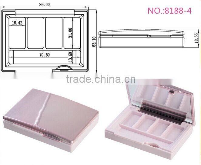 cosmetic makeup container, empty powder case