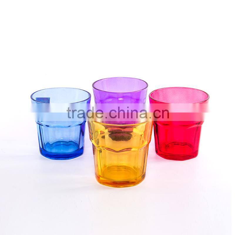 New products New design Crystal stemware new glass tea cup sets
