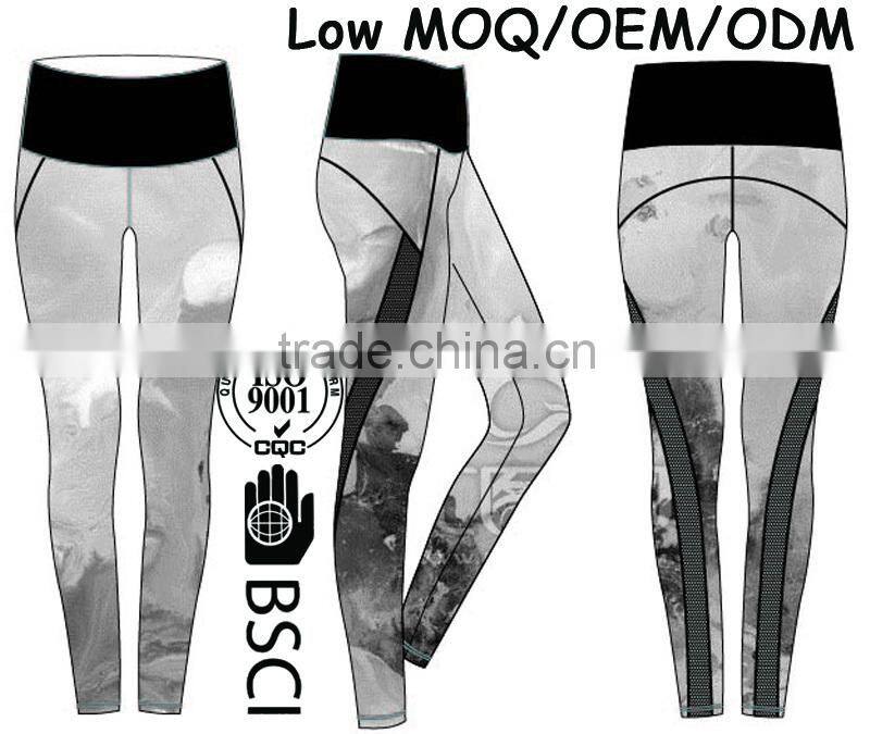 Wholesale polyester and spandex sexy leggings for women