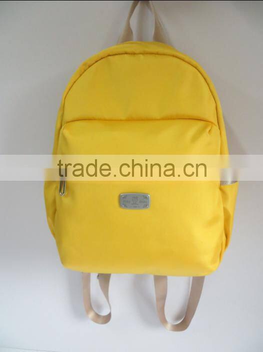 wholesale daily korean casual yellow sporty backpack bag women and men