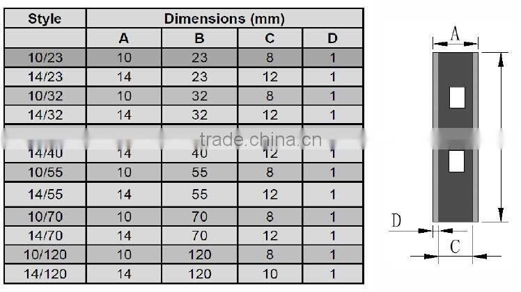 sell black anodized aluminum tile movement joint