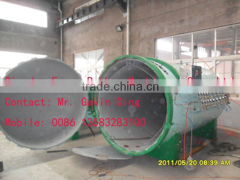 Tyre retreading vulcanizing tank