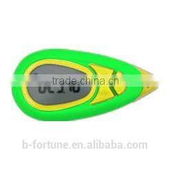 DP077_GNYW Green & Yellow Colorful Fashion ABS Case LCD display Digital pedometer manual