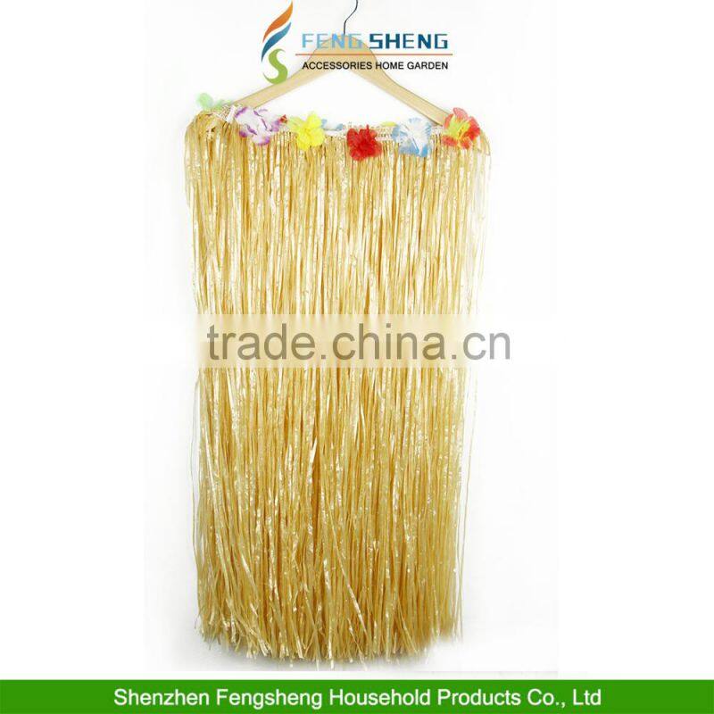 Hawaiian Grass Hula Style Skirt 80cm Long Fancy Dress Luau Summer Beach Party