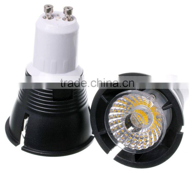 Professional 3W small LED SPOT LIGHT GU5.3 GU10 black case spot lighting