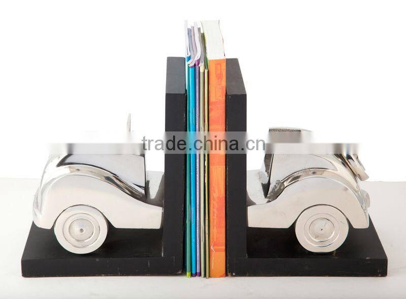 Cast Aluminum Decorative Aeroplane Bookends