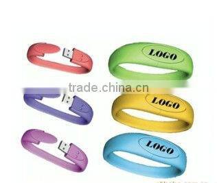 Multi-Functional USB Pen Drive 2gb 4gb 8gb 16gb 32gb Silicone USB Bracelet Watch