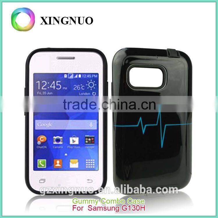 2 in 1 custom print PC tpu phone case for samsung G130H young 2