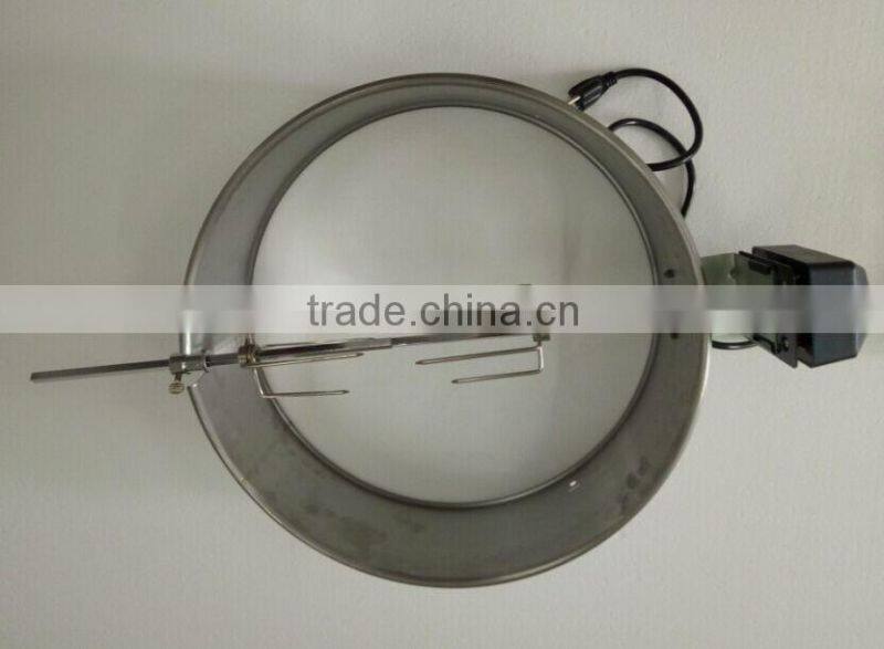 bbq ring with rotisserie motor kit