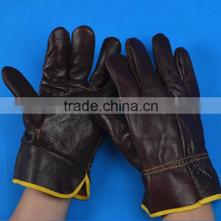 Comfortable Furniture leather working gloves with cheap price