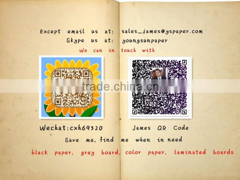 China black paper mill black paperboard with best price