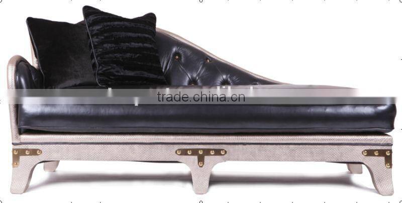 2015 Guangdong Shunde Modern Design top grain Leather Sofa Set Sectional sofa