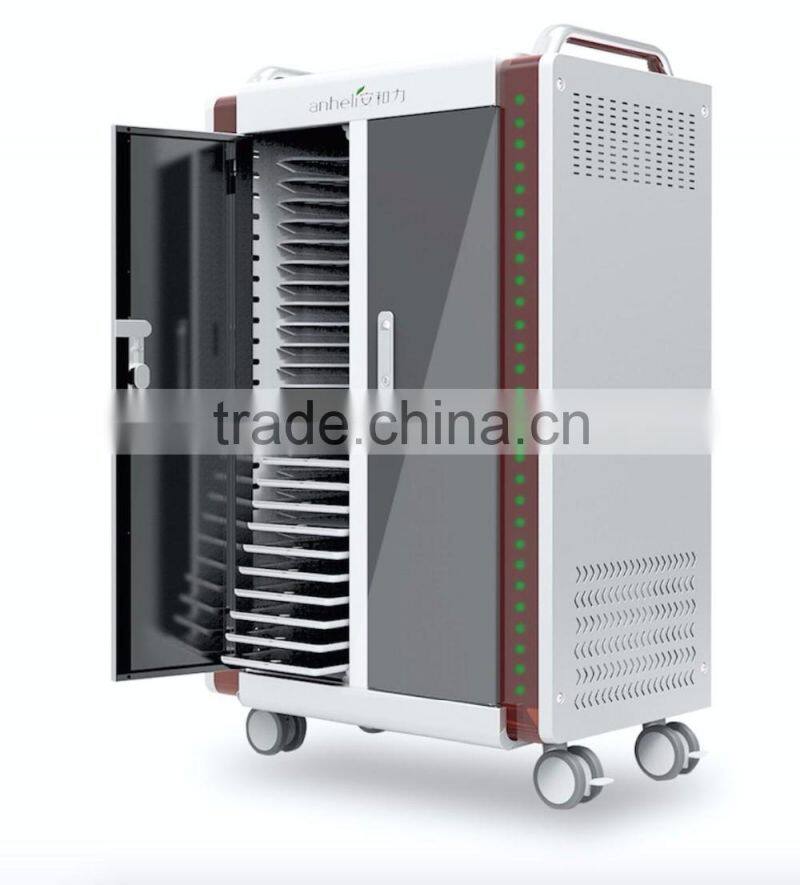 40 compartment tablet charging cart for ipad