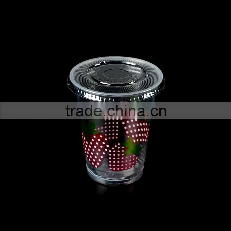 High quality Plastic Blowing Molding Hot sale recyclable Plastic cup with dome lid
