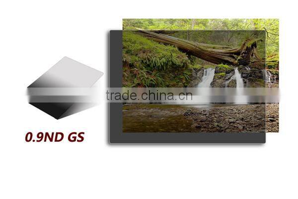 Resin Neutral Density Graduated Soft Edge 0.3, 0.6, 0.9 (3 Stop) Square Filter