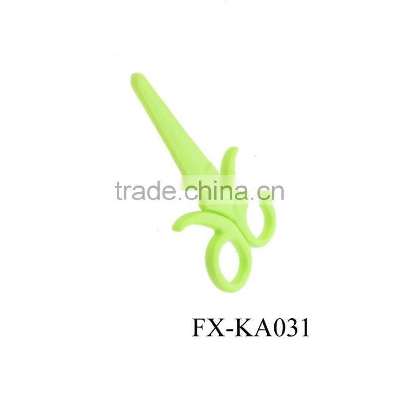KA031 Plastic student scissors wholesale office scissors alat alat rumah tangga murah