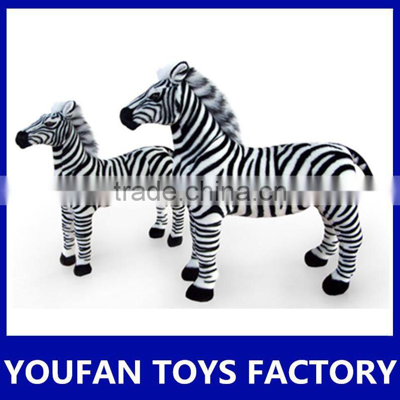 toy factory soft stuffed black horse