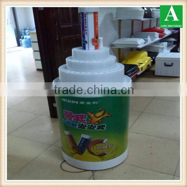 OEM PS mld vacuum forming plastic shaver display rack