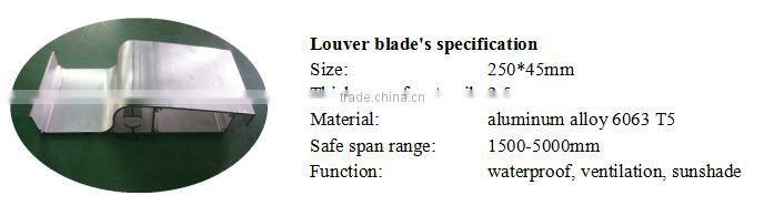 ceiling waterproof pergola louvre