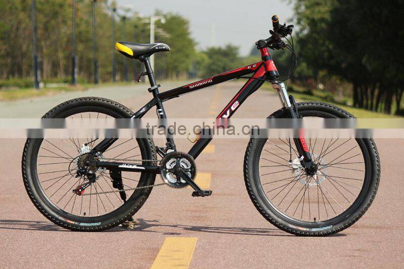 26''cheap steel frame MTB/ 21 Speed mountain bikes/Disc Brake Mountain bicycle