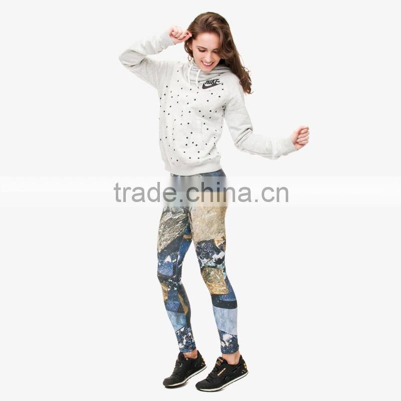 factory price 3d digital full print colorful womens gym leggings printed