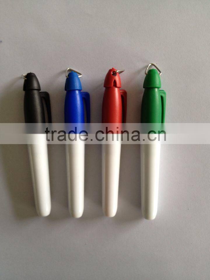 Multi-color Mini Permanent Marker Pen With Hook