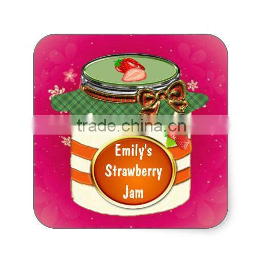Custom food packaging stickers Labels Of Various Shapes,Full Color Labels,adhesive packaging sticker