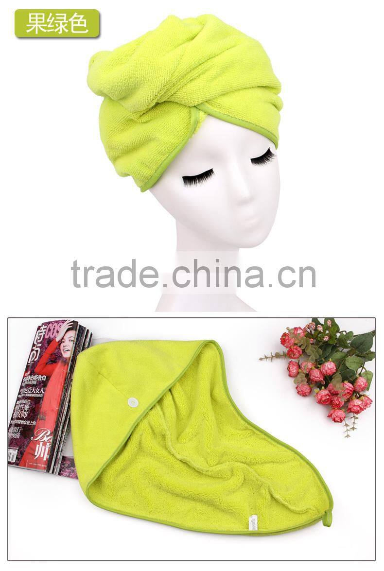 factory OEM hair turban absorbent turban toewl microfiber hairwrap