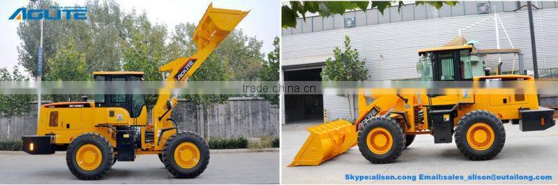 front end loader tractor with screening bucket