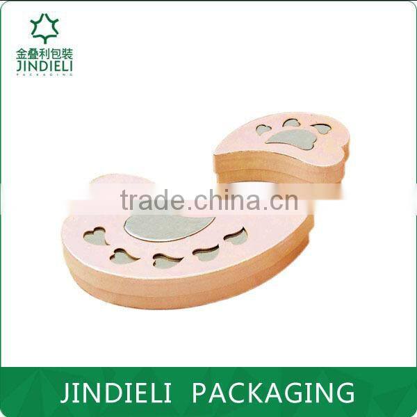 heart shaped fancy paper chocolate gift packaging box