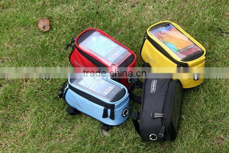 Blue color Cycling Bike Bicycle Phone Case Frame Front Tube Bag