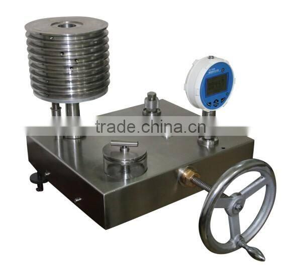 Stainless steel dead weight tester