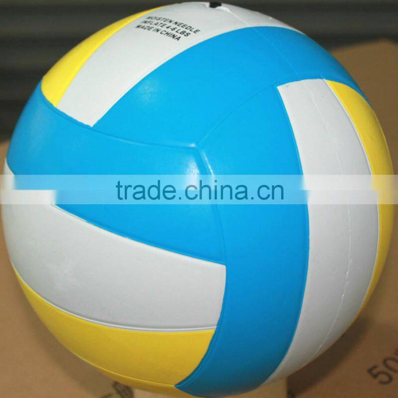 soft touch colorful official size weight rubber volleyball