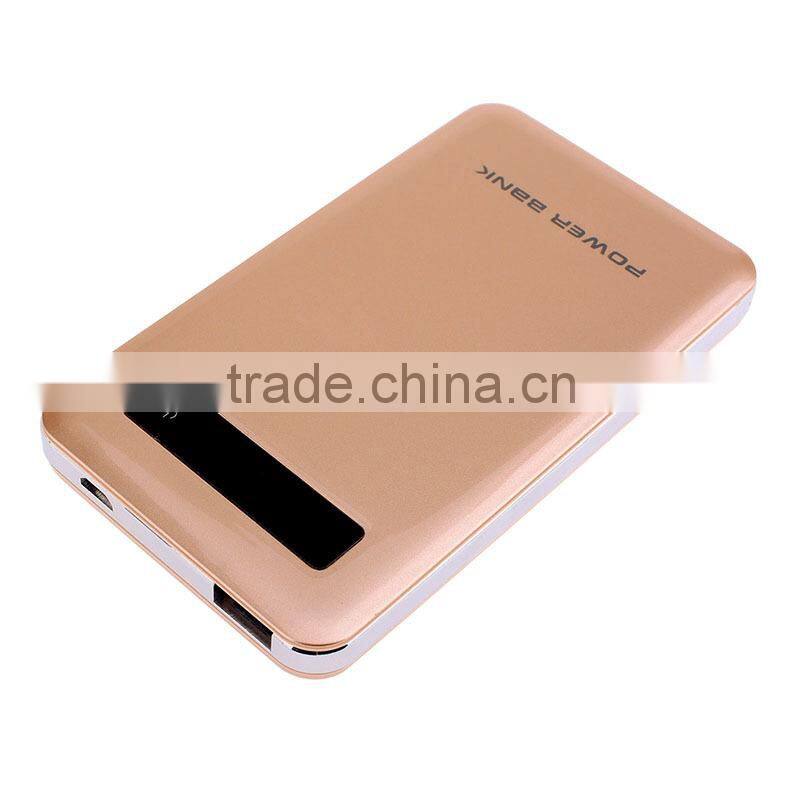New fashion slim ABS polymer power bank 4000mah