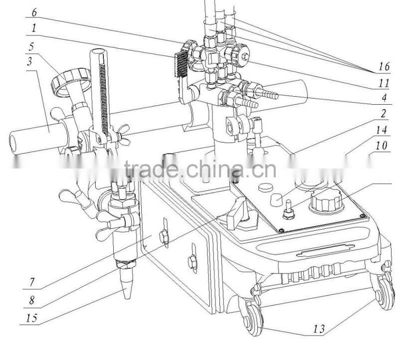 CG1-30H Durable Type Straight Line Gas Cutter Machine